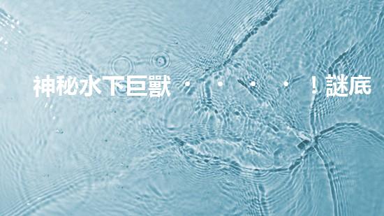 神秘水下巨獸！謎底揭曉，自動(dòng)抽沙機(jī)器人能否拯救海洋？